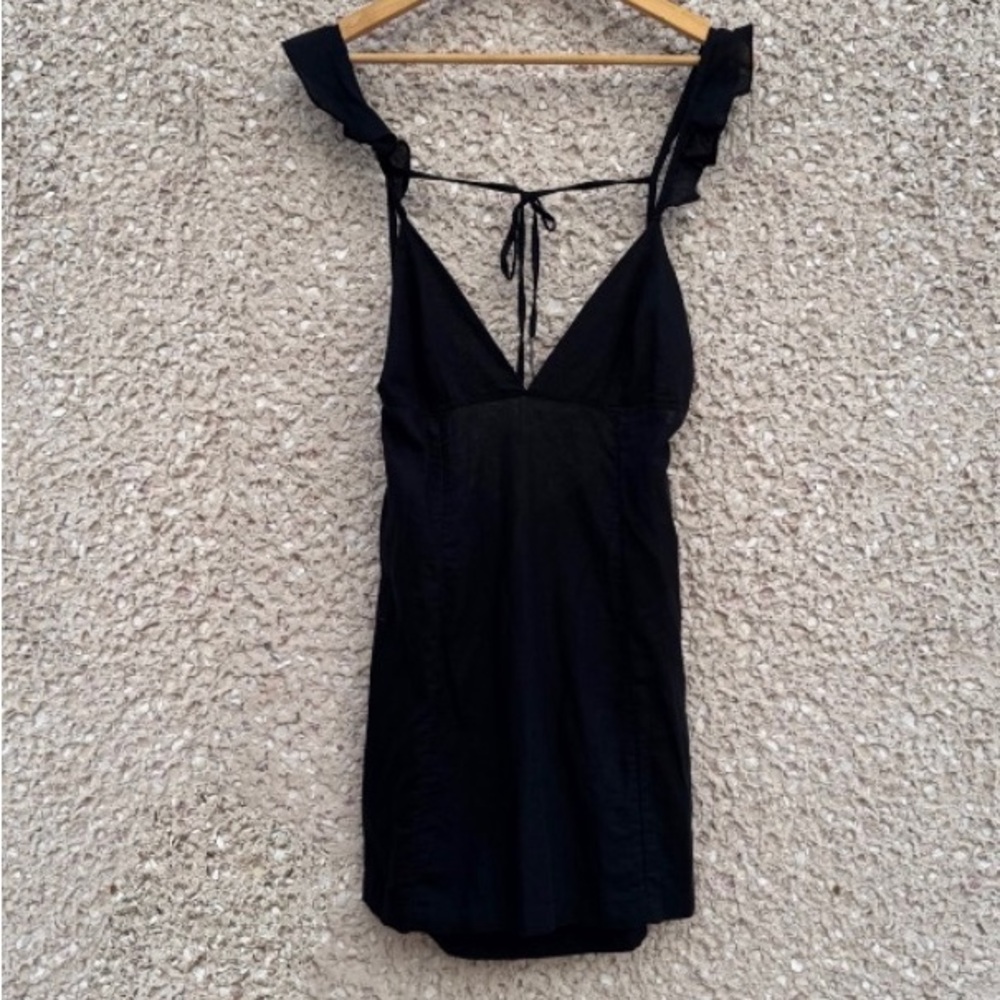 ❣️HOST PICK❣️ Free People Josie Mini Dress in Black - Picture 4 of 9